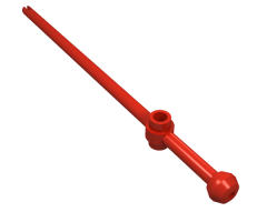 Bar 12L with Open Stud, Tow Ball, and Slit (Boat Mast)