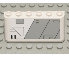 Windscreen 2 x 6 x 2 with SW Gunship Panel Pattern Lower Right (Sticker) - Set 7163