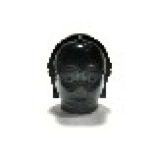 Minifigure, Head, Modified SW C-3PO / K-3PO Protocol Droid Plain