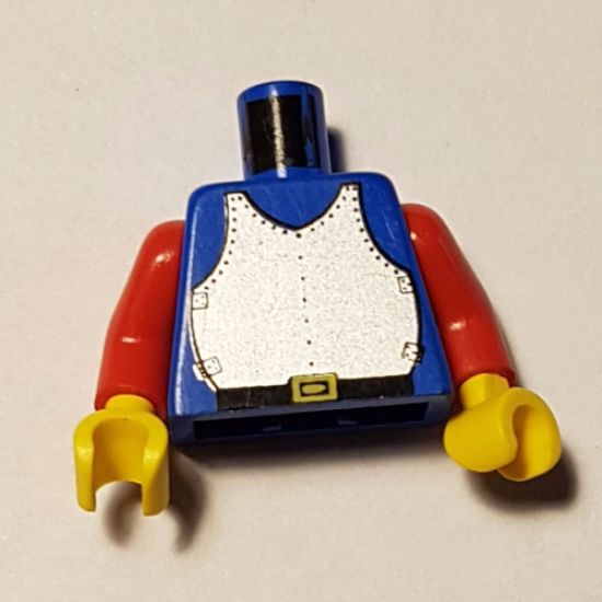 Torso Castle Breastplate Pattern / Red Arms / Yellow Hands