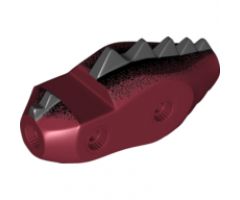 Animal, Body Part Dragon Middle (Fantasy Era) with Black Dorsal Scales Pattern (7093)