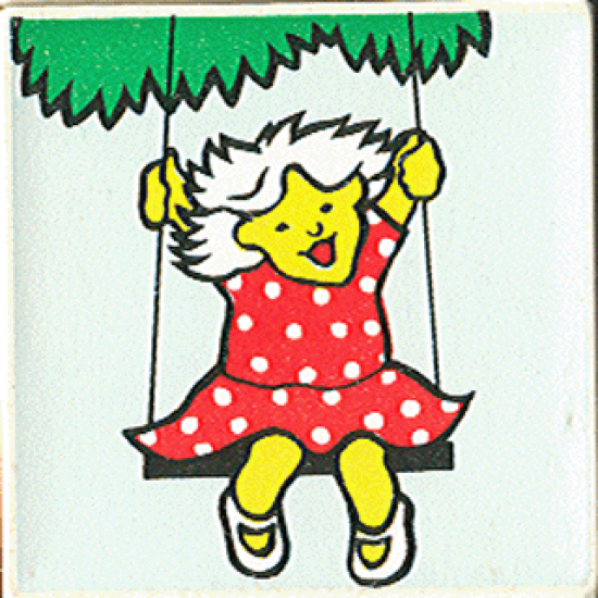 Duplo, Tile 2 x 2 x 1 with Park Mosaic Picture 06 Pattern (Set 9221)