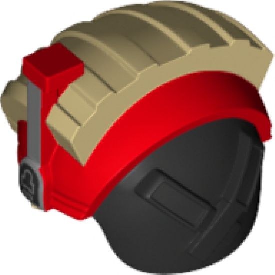 Minifigure, Headgear Helmet SW Weazel Pattern