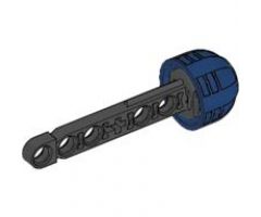 Projectile Launcher Arrow, Liftarm Shaft with Solid Dark Blue Rubber End