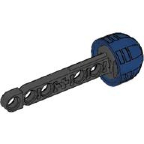Projectile Launcher Arrow, Liftarm Shaft with Solid Dark Blue Rubber End