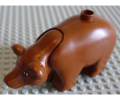 Duplo, Animal Bear Adult with Movable Head and Round Ears
