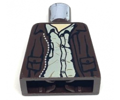 Torso Indiana Jones Leather Jacket, Button Down Shirt Pattern