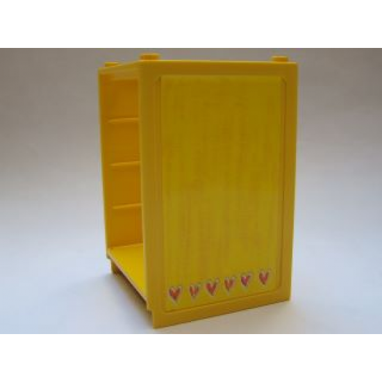 Scala Dresser without Top with Hearts Pattern (Sticker) - Set 3142