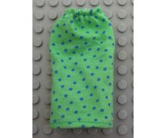 Scala, Figure Accessory Clothes Female Skirt Long with Blue Dots Pattern