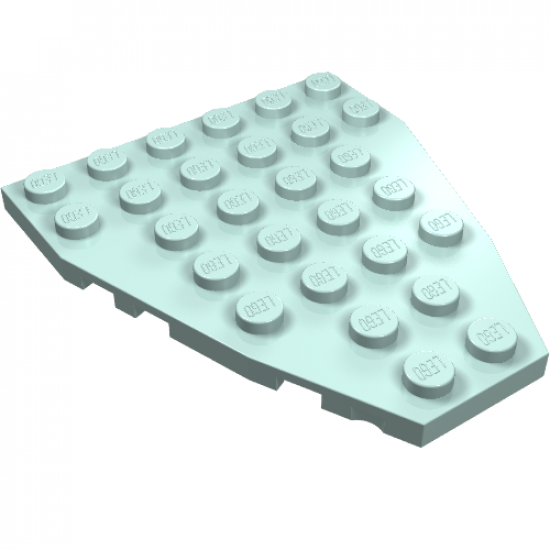 Wedge, Plate 7 x 6 with Stud Notches (Boat Bow Plate)