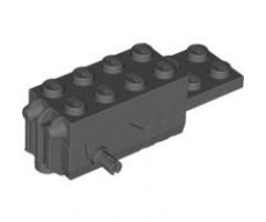 Motor, Non-Electric Pullback 6 x 2 x 1 2/3 with Black Base, White Shafts (Motor 2)