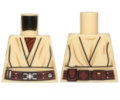 Torso SW Layered Shirt, Reddish Brown Undershirt, Reddish Brown Belt with Large Buckle Pattern