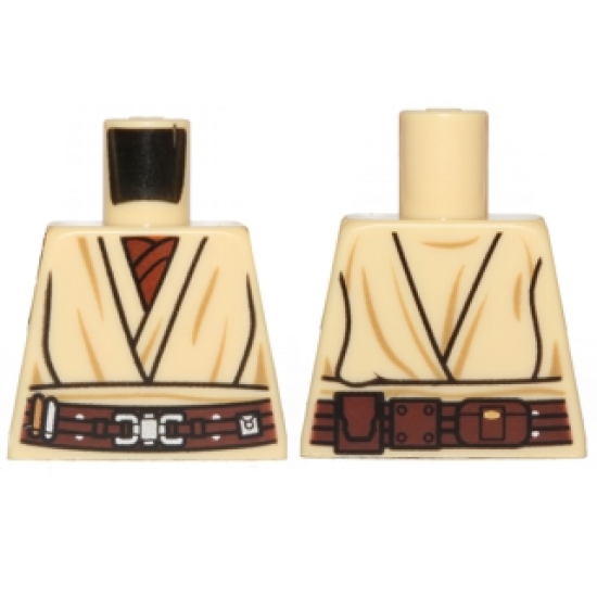 Torso SW Layered Shirt, Reddish Brown Undershirt, Reddish Brown Belt with Large Buckle Pattern