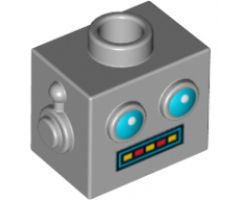 Minifigure, Head, Modified Robot Male Pattern