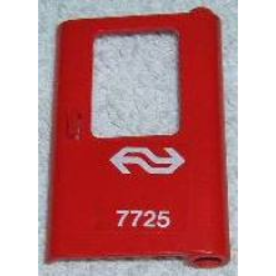 Door 1 x 4 x 5 Train Right with Dutch NS '7725' Pattern (Sticker) - Set 7725