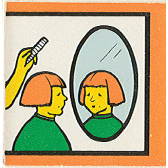 Duplo, Tile 2 x 2 x 1 with Town Mosaic Picture 12 Pattern (Set 9221)
