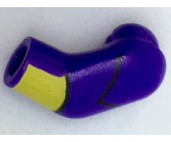 Arm, Left with Black Stripe and Yellow Cuff Pattern