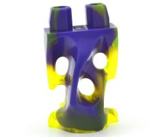 Lower Body, Ghost with Marbled Dark Purple Pattern