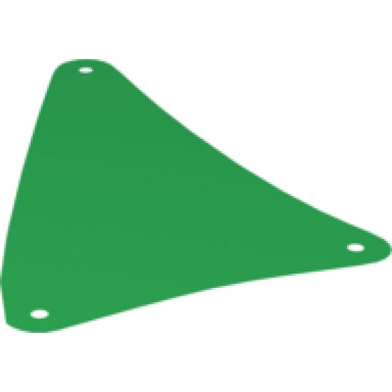 Cloth Sail Triangular 15 x 22 with 3 Holes