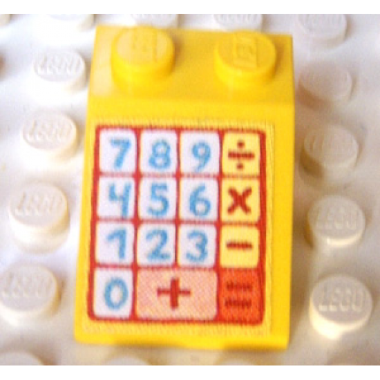 Slope 33 3 x 2 with Cash Register Pattern (Sticker) - Sets 3116 / 3118