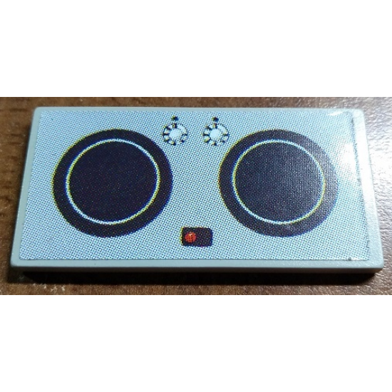 Tile 3 x 6 (Scala) with Cooktop Pattern (Sticker) - Set 3270