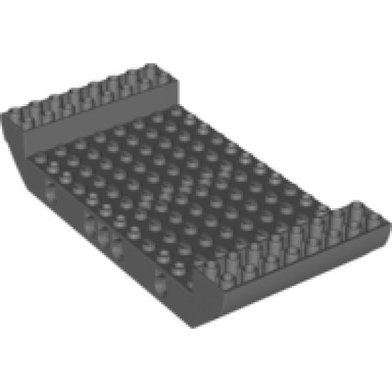 Boat Hull Large Middle 8 x 16 x 2 1/3 with 5 Holes