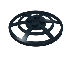 Dish 6 x 6 Inverted (Radar) Webbed - Type 1 (underside attachable at any position)