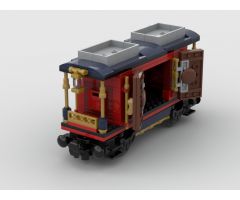 Winter Village Christmas Holiday Train Mail Car Small Version