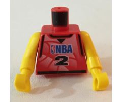 Torso NBA Player Number 2 Pattern / Yellow NBA Arms
