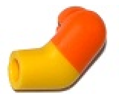Arm, Left with Orange Short Sleeve Pattern