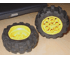 Wheel & Tire Assembly 20 x 30 Technic with Black Tire 20 x 30 Solid Balloon (4266 / 2857)