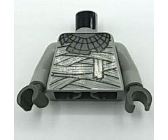 Torso Studios Bandage Wrapping and Necklace Pattern (Mummy) / Light Gray Arms / Dark Gray Hands