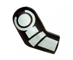 Arm, Right with White Lego Minifigure Skeleton Arm Pattern