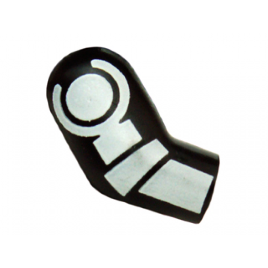 Arm, Right with White Lego Minifigure Skeleton Arm Pattern