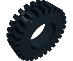 Tire & Tread 24 x 43 Technic, Solid
