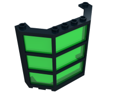 Window Bay 3 x 8 x 6 with Trans-Green Glass