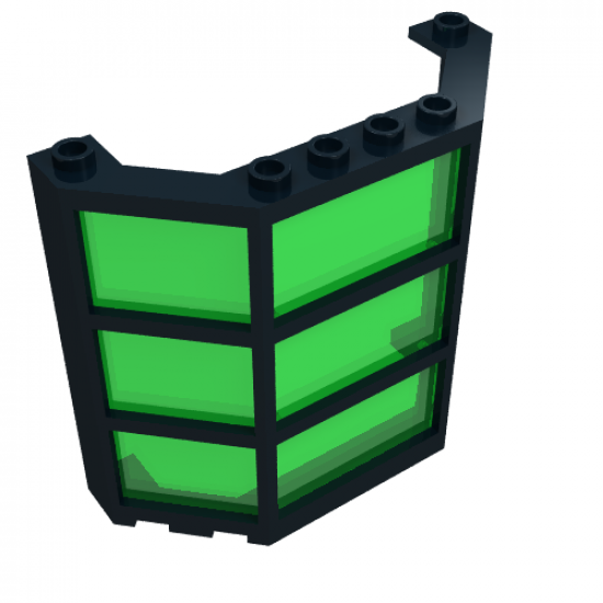 Window Bay 3 x 8 x 6 with Trans-Green Glass