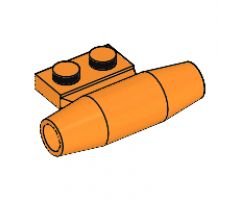 Aircraft Engine Smooth Small, 1 x 2 Side Plate with Axle Holders