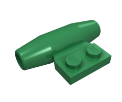 Aircraft Engine Smooth Small, 1 x 2 Side Plate with Axle Holders