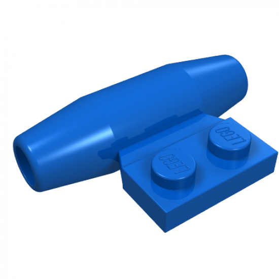Aircraft Engine Smooth Small, 1 x 2 Side Plate with Axle Holders