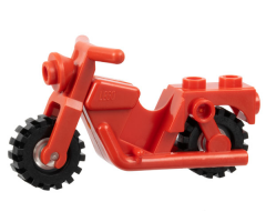 Riding Cycle Motorcycle Town with Trans-Clear Wheels