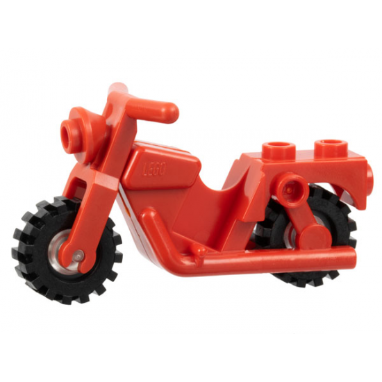 Riding Cycle Motorcycle Town with Trans-Clear Wheels