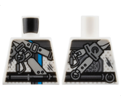 Torso Ninjago Belts and Carabiner on Ring Pattern