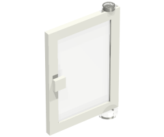 Door 1 x 4 x 5 Right with Trans-Clear Glass