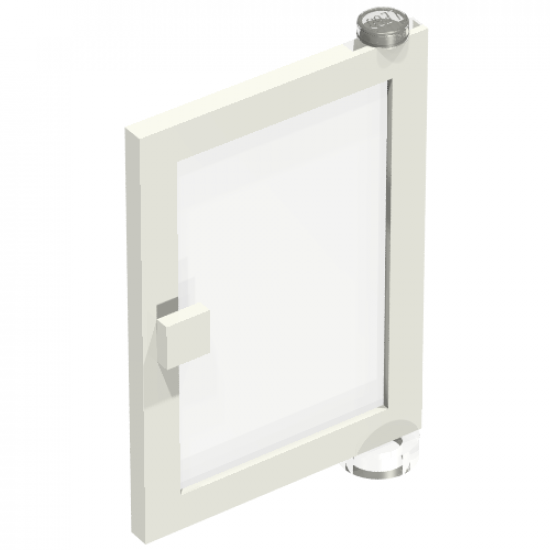 Door 1 x 4 x 5 Right with Trans-Clear Glass