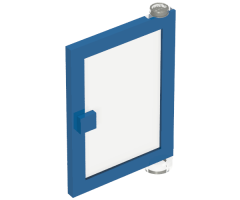 Door 1 x 4 x 5 Right with Trans-Clear Glass