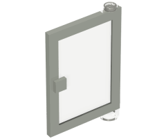 Door 1 x 4 x 5 Right with Trans-Clear Glass