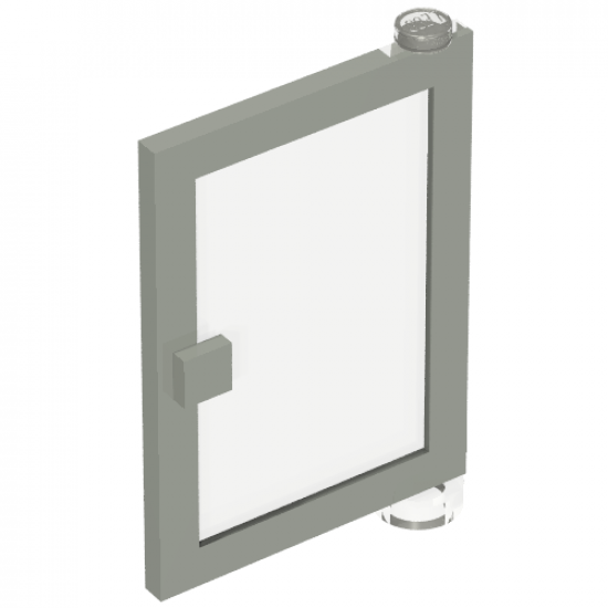 Door 1 x 4 x 5 Right with Trans-Clear Glass