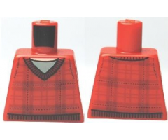 Torso Harry Potter Tartan with V-Neck Pattern