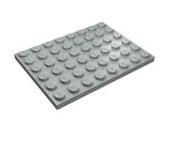 Plate 6 x 8 with Waffle Bottom